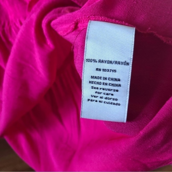 Zac & Rachel lightweight pink clip dot sleeveless blouse in size S - Picture 6 of 8